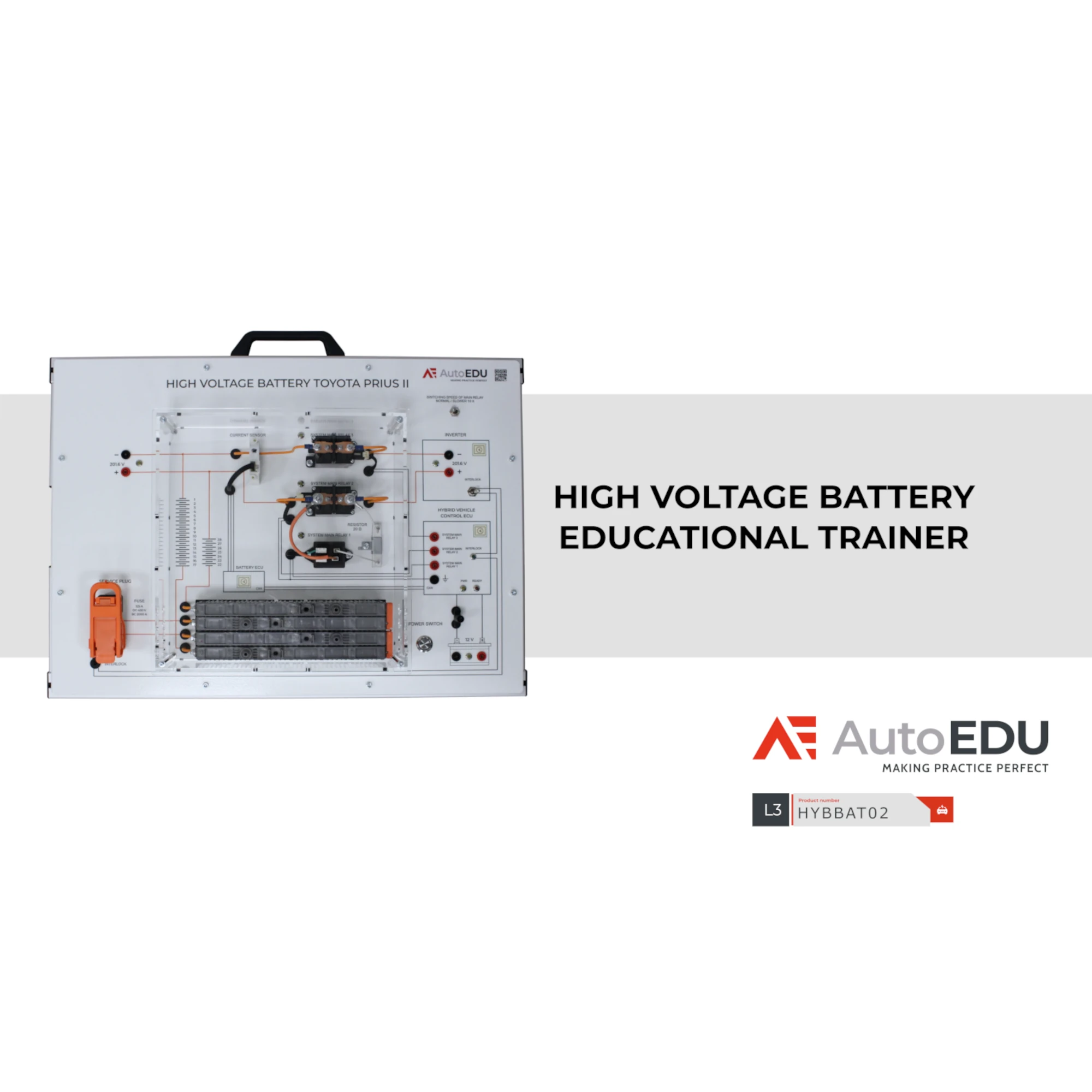 High Voltage Battery Training System for Electric Vehicle Education