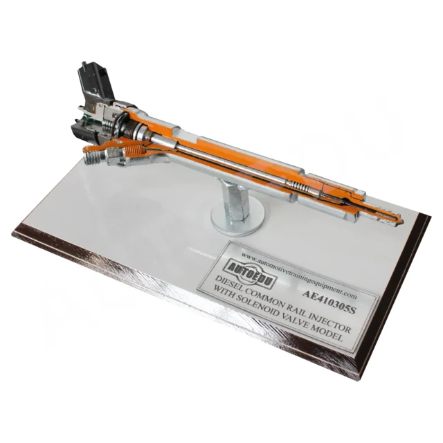 Diesel CR injector with solenoid valve cutaway Educational Trainer AE410305S