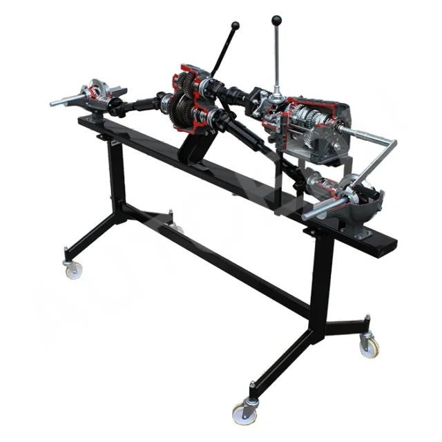 4×4 vehicle transmission with mechanical gearbox Educational Trainer AE411300M