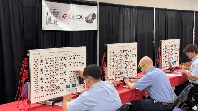 AutoEDU Showcases OEM-Based Automotive Training Equipment at SkillsUSA North Carolina