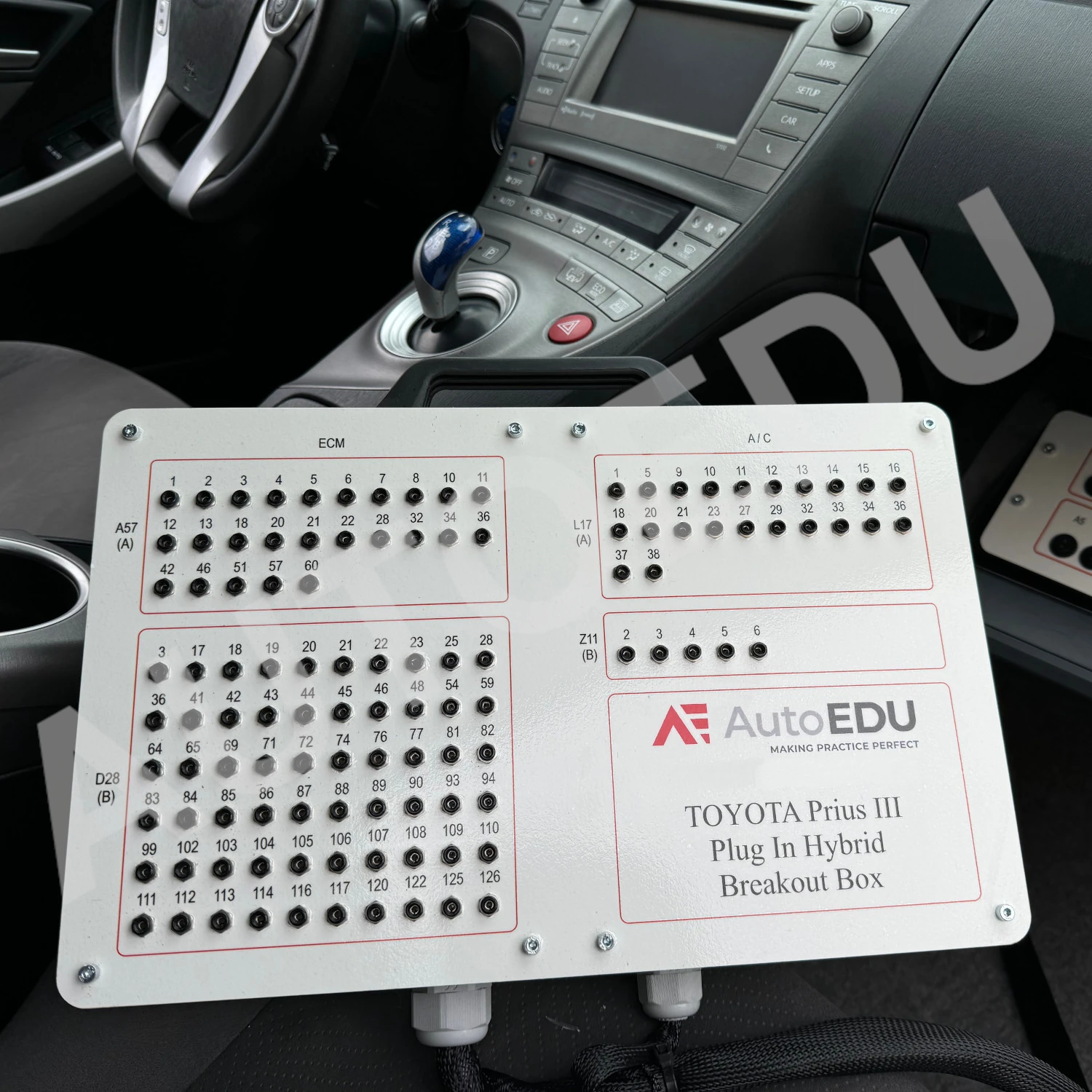Built in measuring box for Braking system ABS-BOX