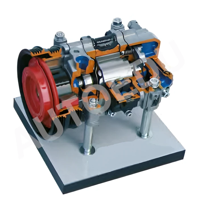 Vane compressor cutaway AE410655M