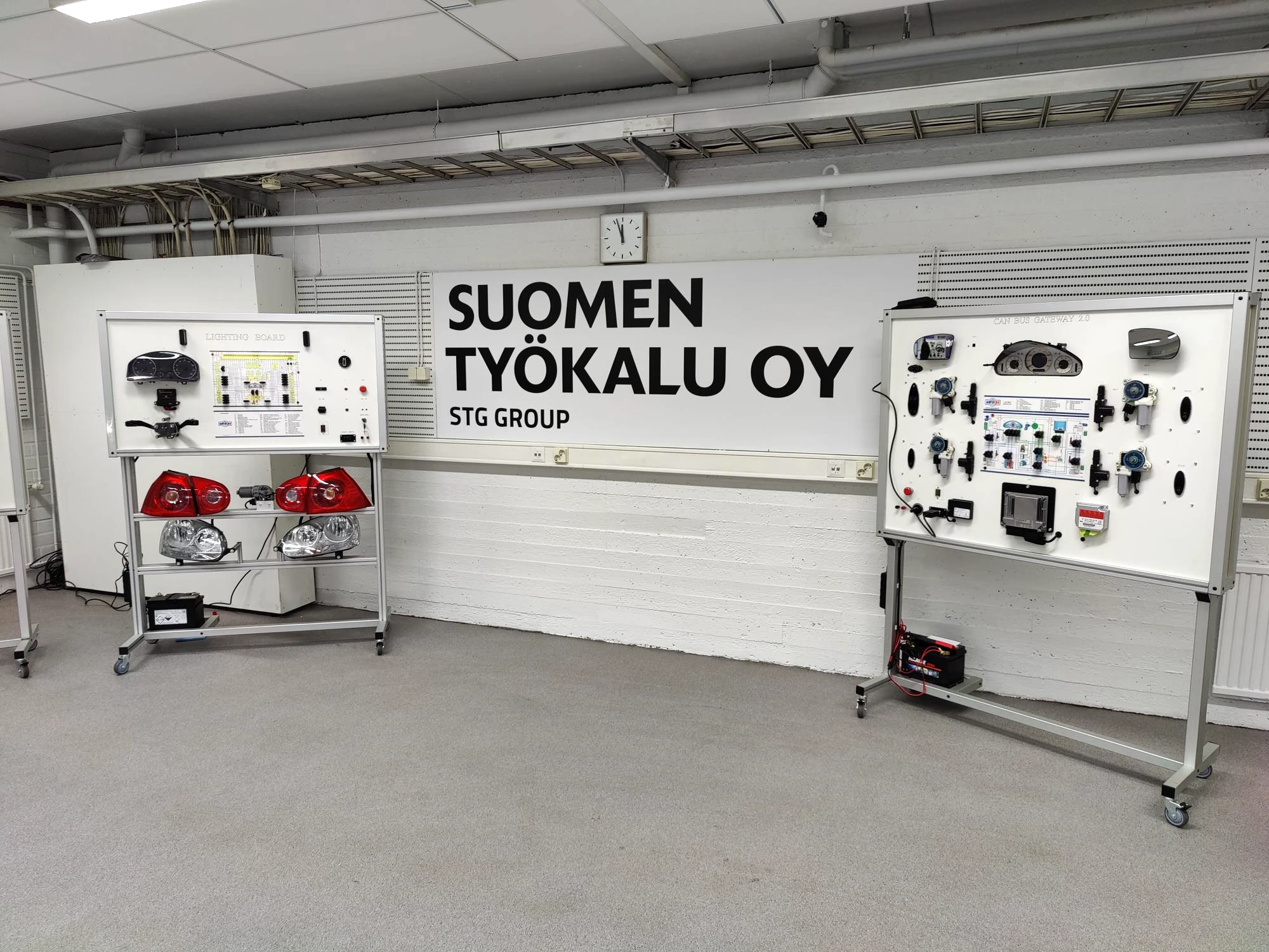 AutoEDU automotive training equipment has been installed in Finland at Turku Vocational Institute !